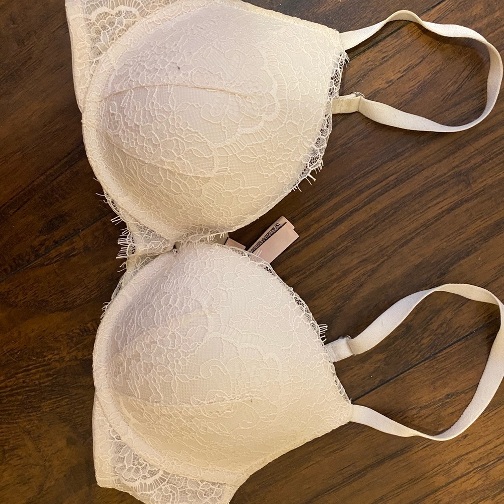 White lace Victoria Secret Bra